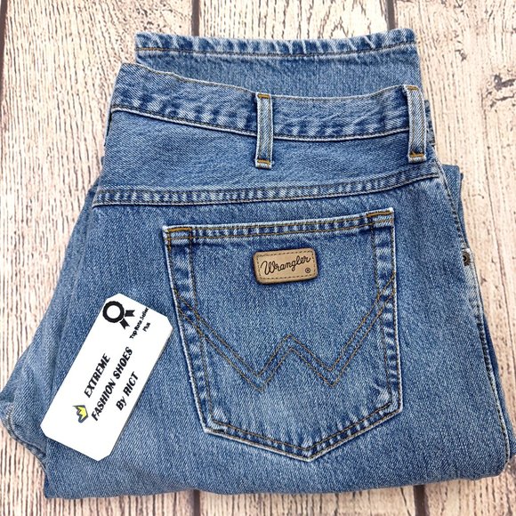 Vintage Wrangler Classic Bootcut Straight Men's Jeans Size 40x32 TEXAS High Rise - Picture 10 of 10